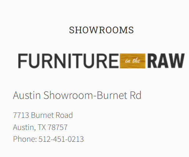 Furniture in the Raw Inc.
