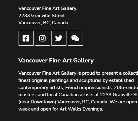Vancouver Fine Art Gallery