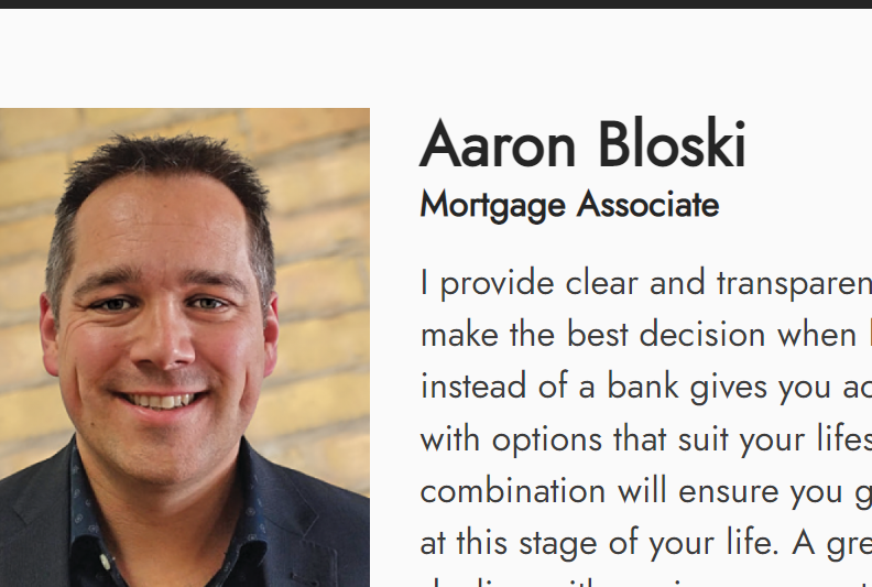 Aaron Bloski - oneSt. Mortgage