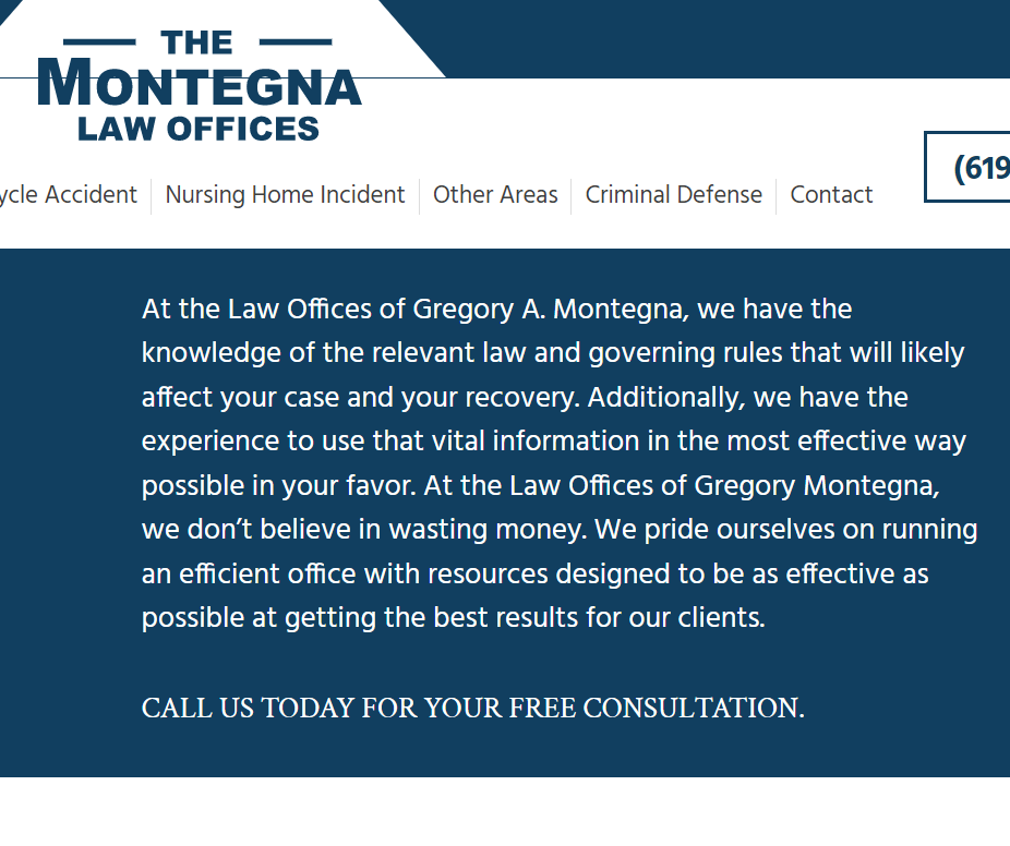 Law Offices of Gregory A. Montegna