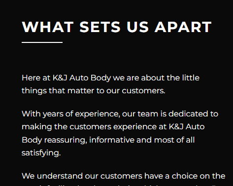 K & J AUTOBODY LTD