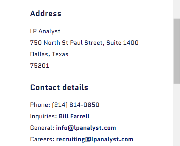 LP Analyst