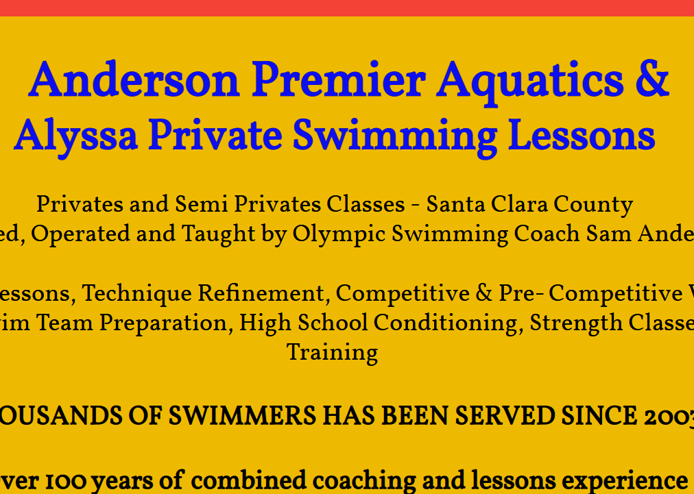 Anderson Private Swim lessons LCC