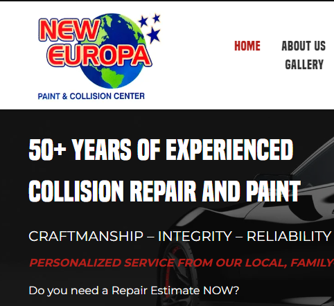 New Europa Paint & Collision Center