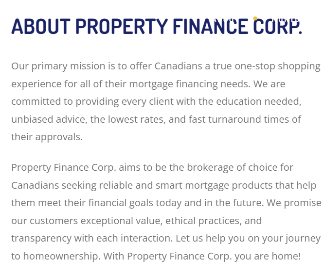 Property Finance Corp