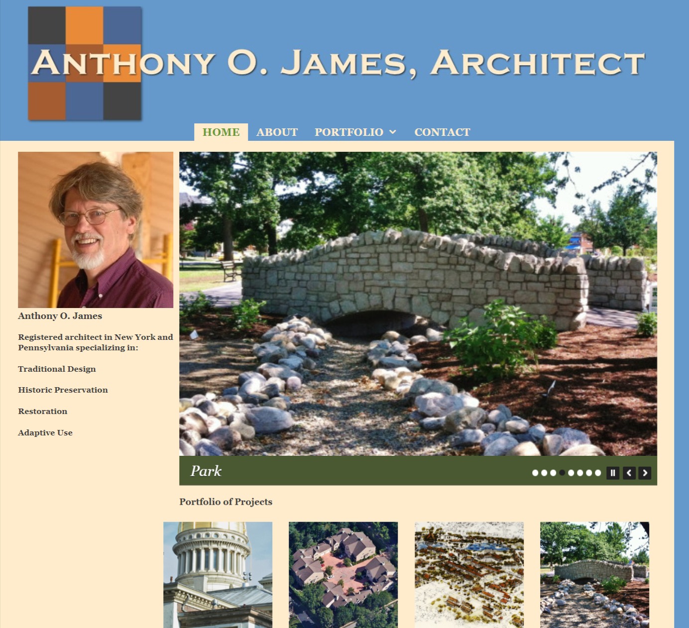 Anthony O. James, Architect