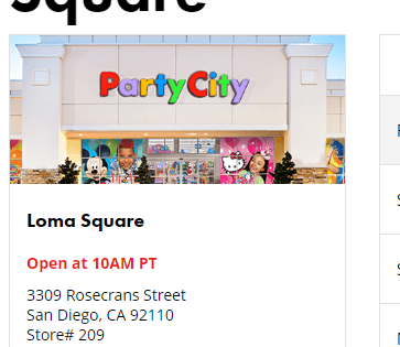 Party City