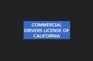Commercial Drivers License of California