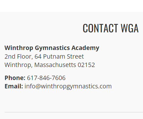 Winthrop Gymnastics Academy
