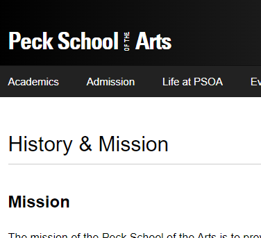 UW-Milwaukee Peck School of the Arts
