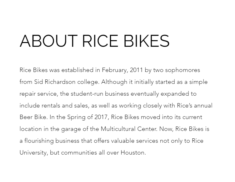 Rice Bikes