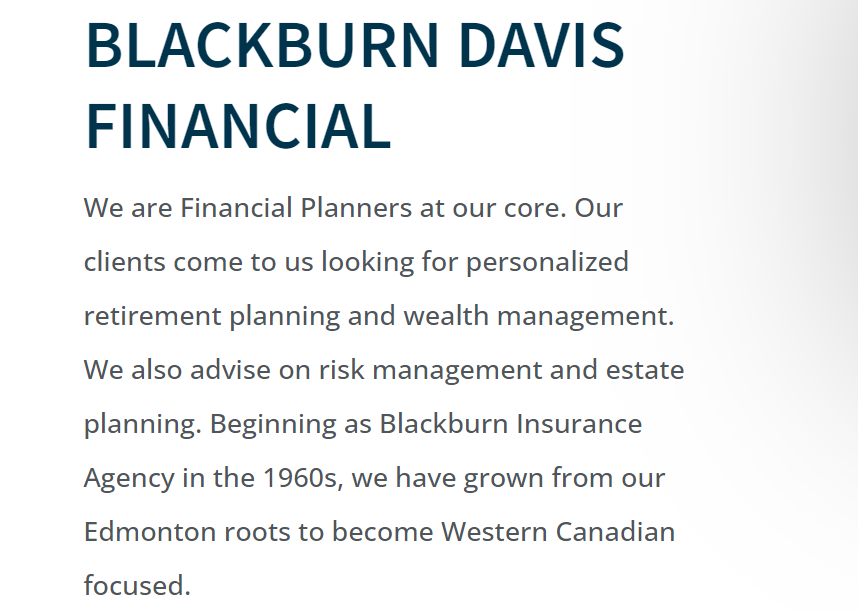 Blackburn Davis Financial Inc