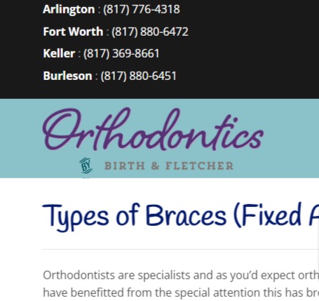 Orthodontics by Birth & Fletcher in Fort Worth