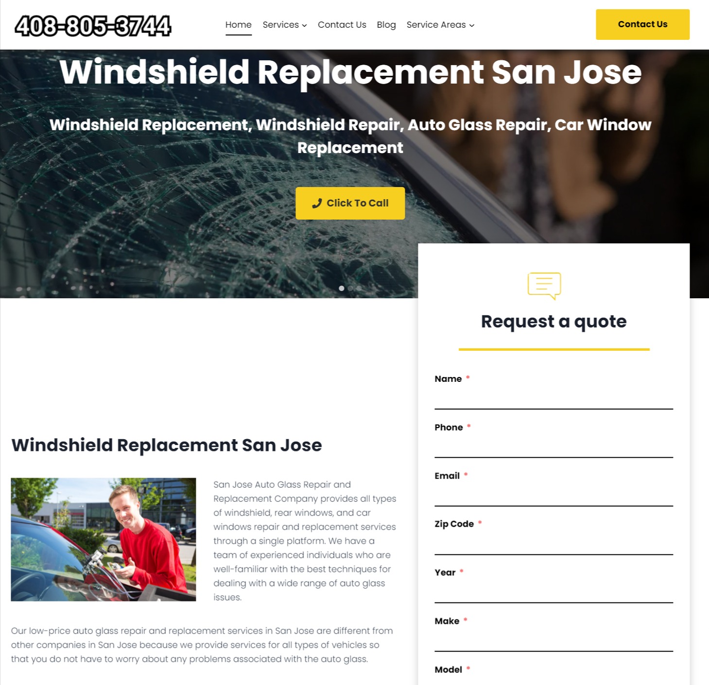 San Jose Auto Glass Windshield Repair Specialist