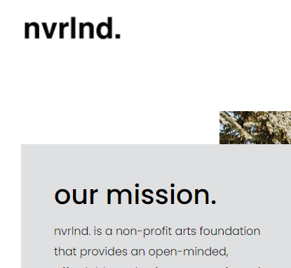 nvrlnd. arts foundation